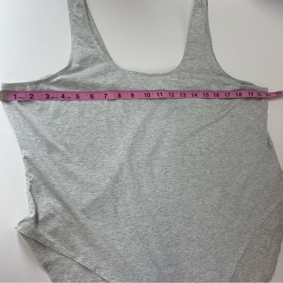 Old Navy Bodysuit Womens Size XXL Gray Sleeveless One Piece Snap Closure - Picture 7 of 9